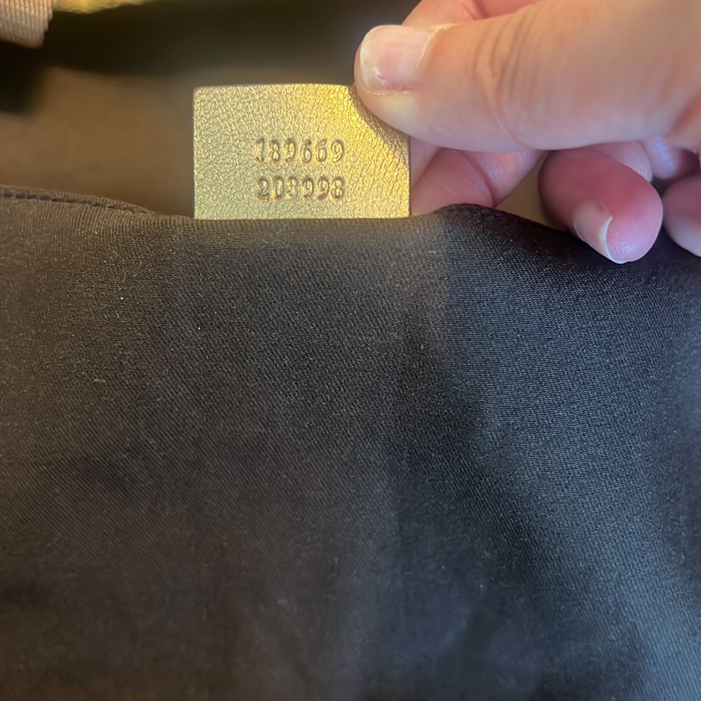 GUCCI GG Vintage canvas tote bag shoulder khaki beige pink gold - Picture 5 of 15